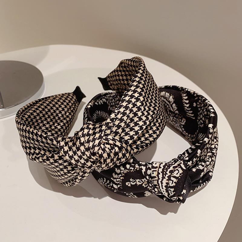 Go Ethnic Fashion - Etnische Stijl Stof Geknoopte Hoofdband Brede