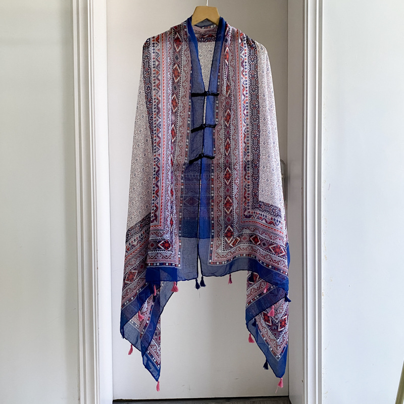 Go Ethnic Fashion - Nieuwe etnische stijl Paisley sjaal met