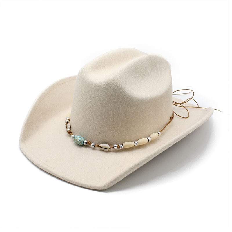 Go Ethnic Fashion - Nieuwe etnische stijl westerse cowboyhoed heren