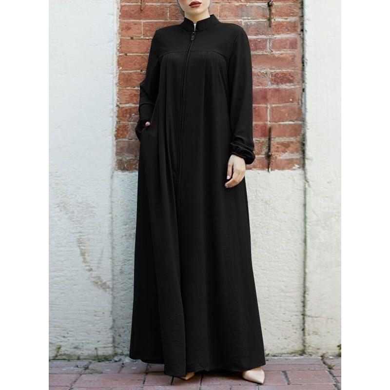 Ethnic Fashion Wear - Midden-Oosterse stijl jurk damesmode staande kraag