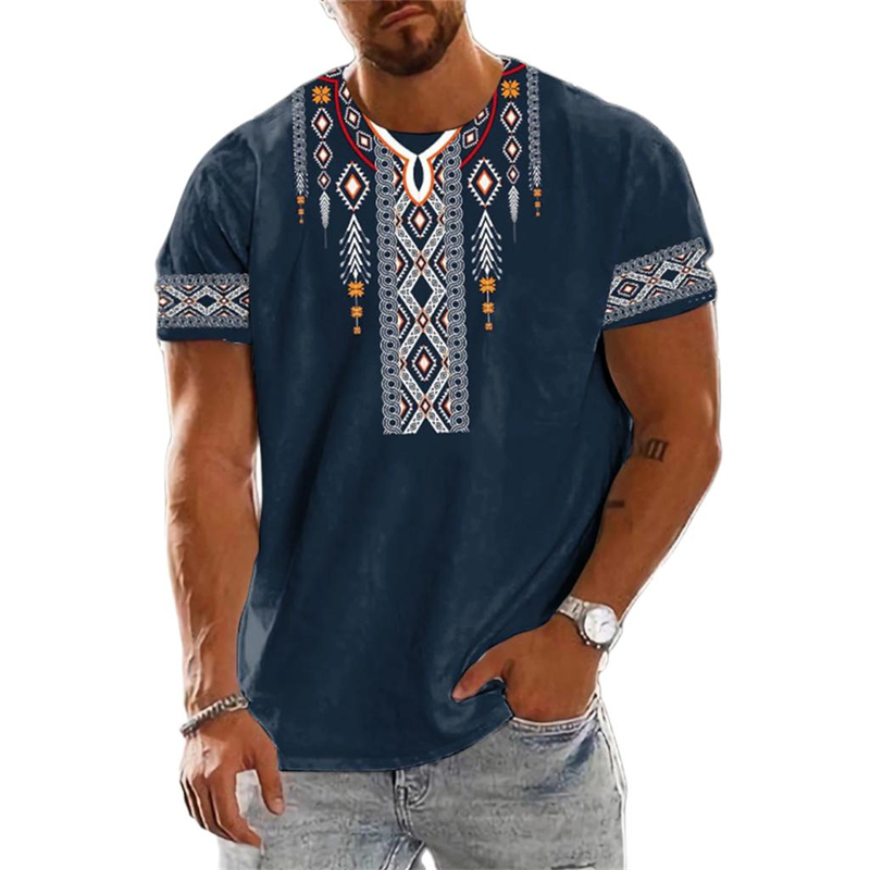 Ethnic Fashion Trend - Trend '202 Vintage Etnik Grafische T-shirt