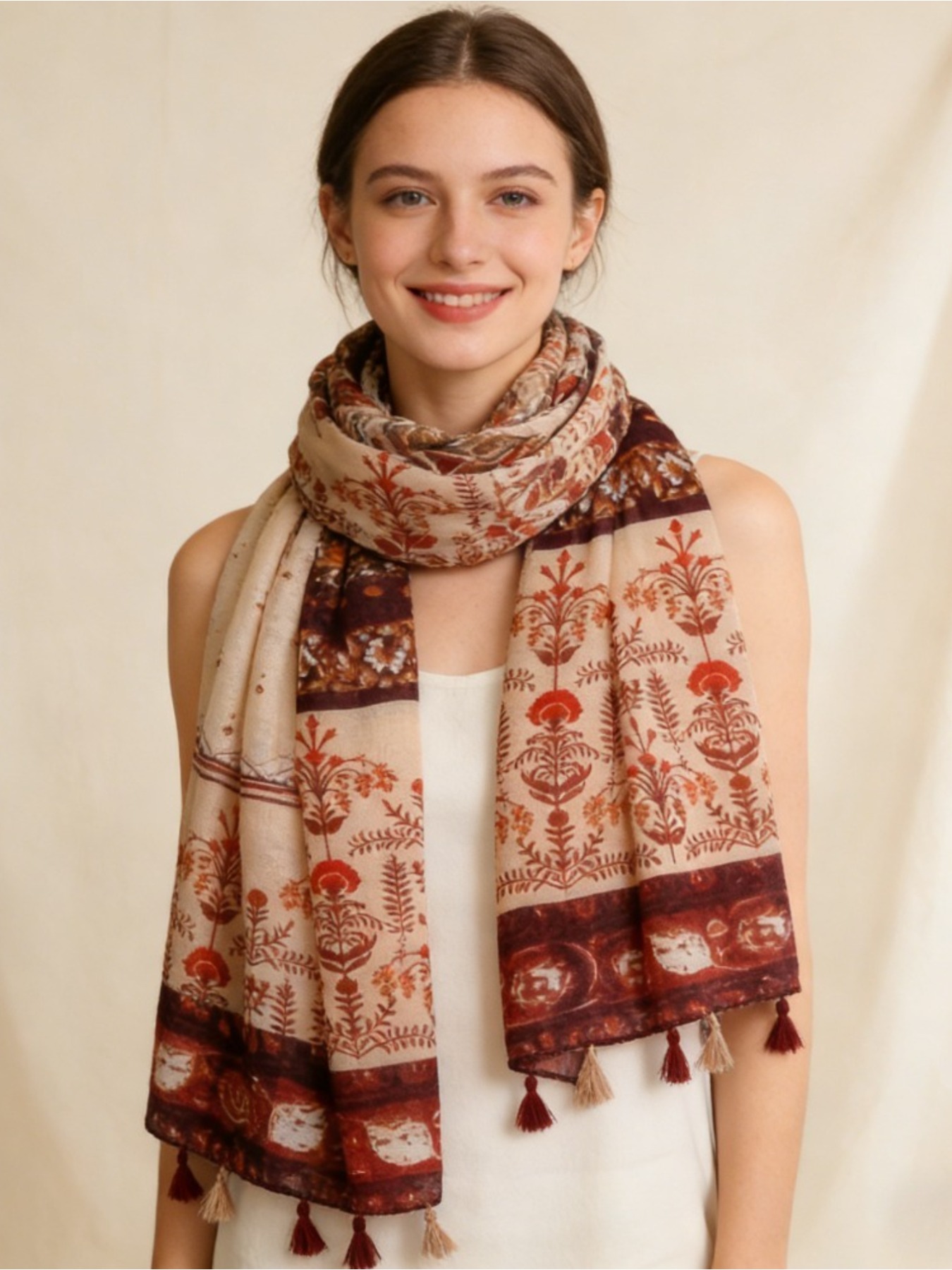 1Pc Franse retro print sfeer k - Go Ethnic Fashion recensie en prijs