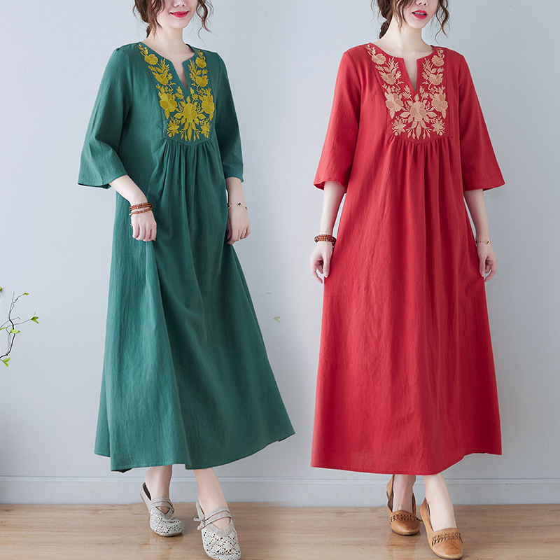 Nieuwe etnische stijl losse di - Ethnic Fashion Trend recensie en prijs