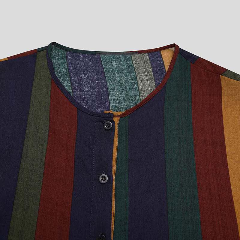 Geprint lang herenoverhemd in  - Fashion Ethnic Wear For Men recensie en prijs