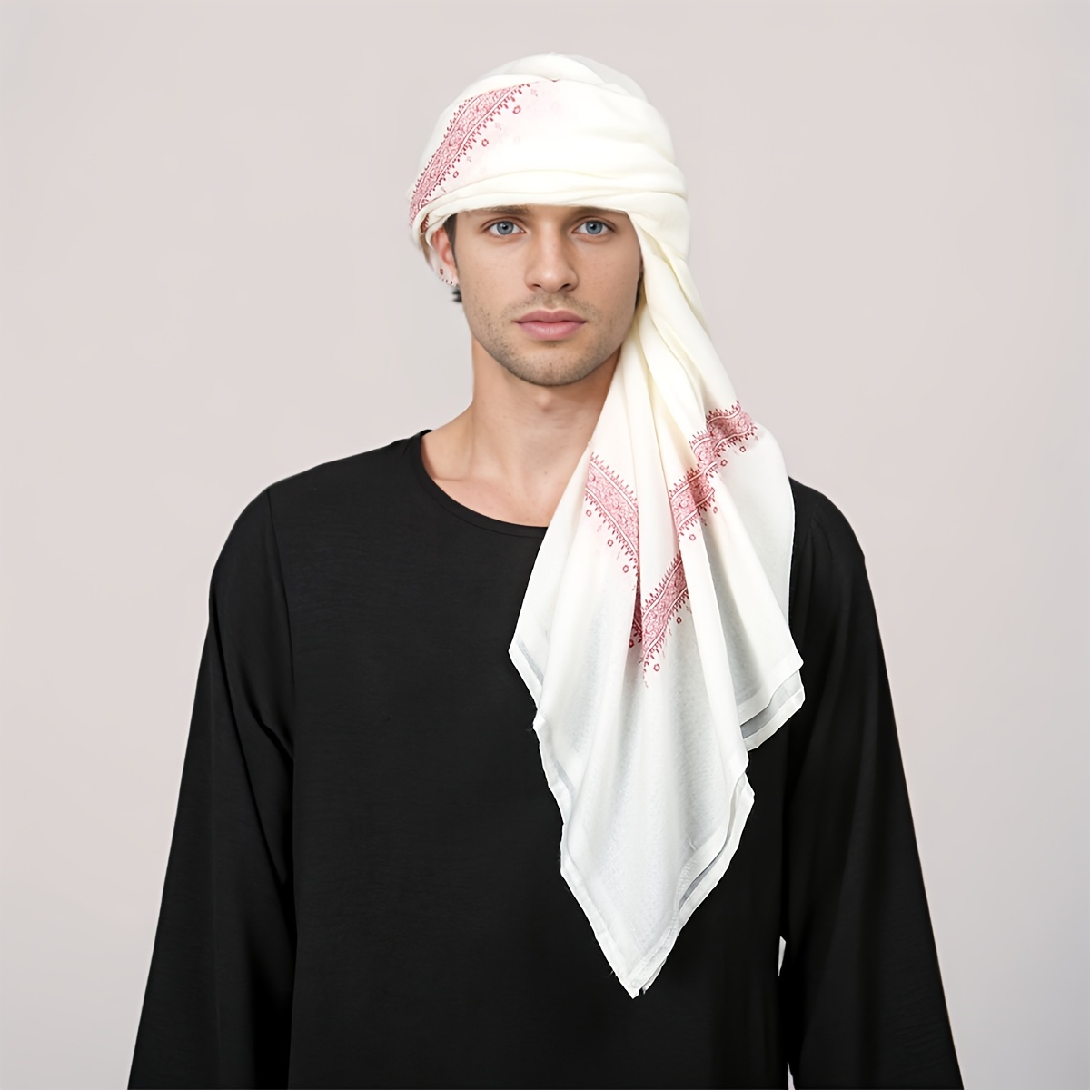 Etnische retro-gestreepte hoof - Fashion Ethnic Wear For Men recensie en prijs