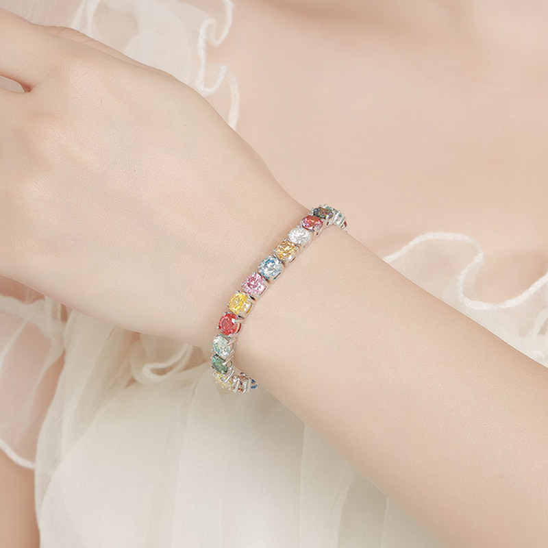 Dopamine kleur moissanite plat - Ethnic Fashion Trend recensie en prijs