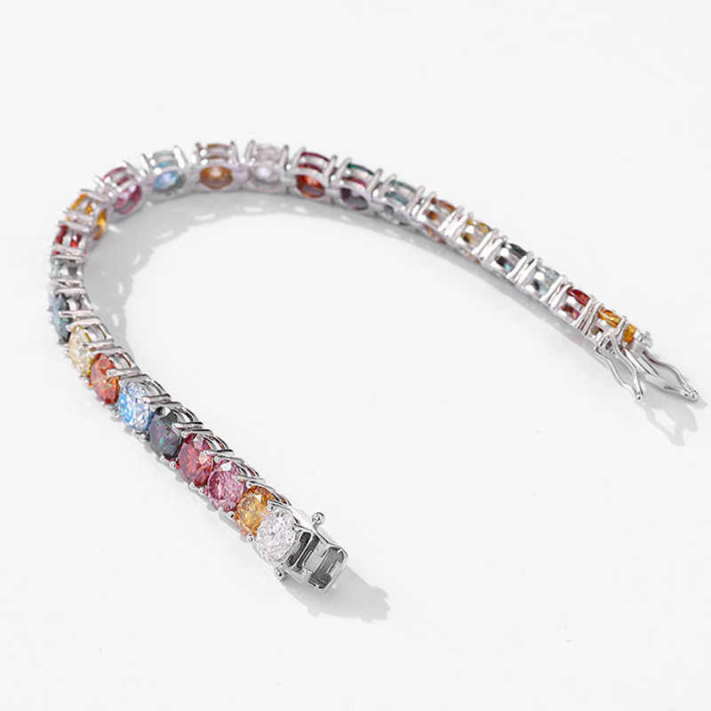 Dopamine kleur moissanite plat - Ethnic Fashion Trend recensie en prijs