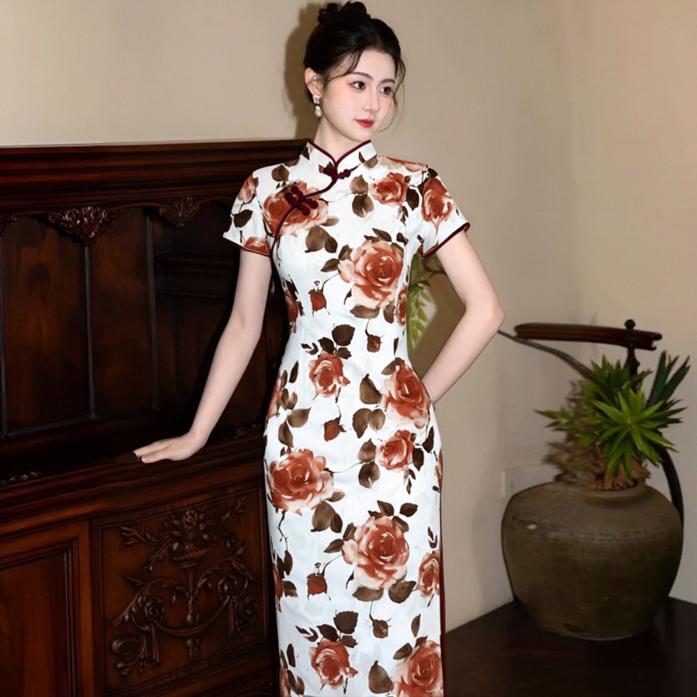 Qipao-jurk voor dameskleding M - Ethnic Fashion Wear recensie en prijs