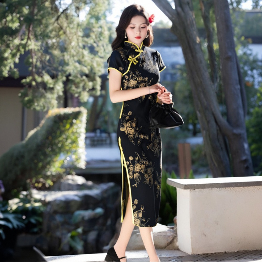 Qipao-jurk voor dameskleding M - Ethnic Fashion Wear recensie en prijs